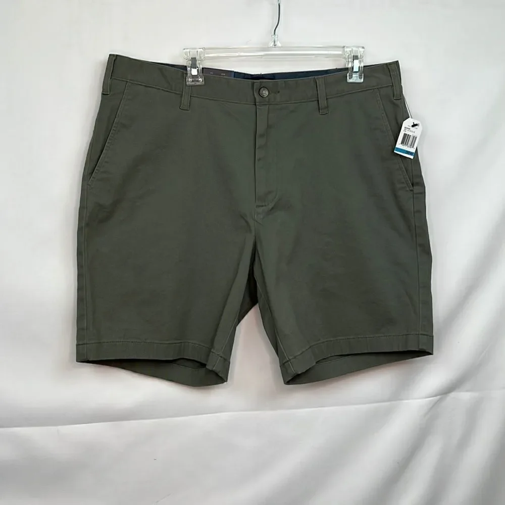 Nautica Olive Green classic fit deck shorts stretch size 36 NWT